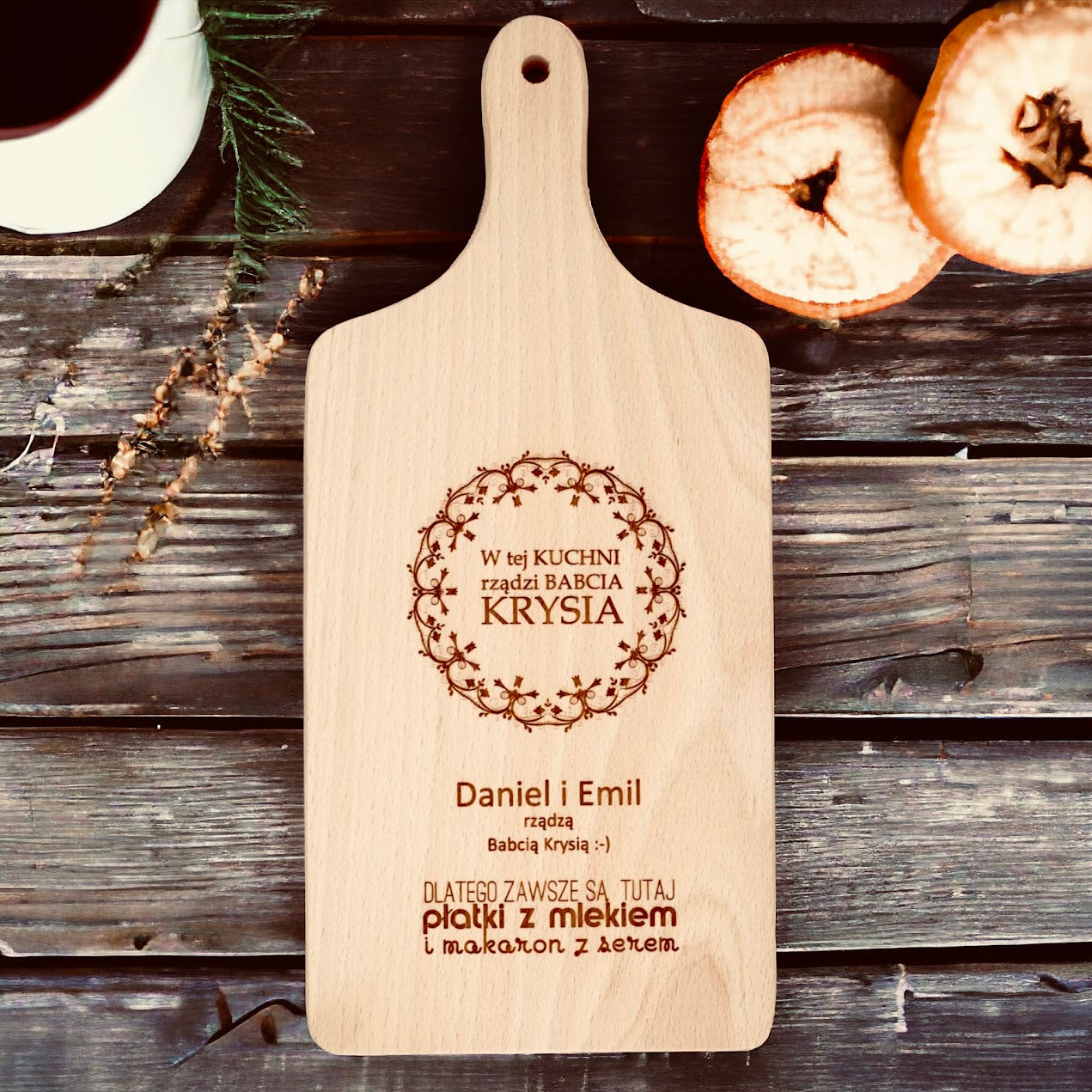 Personalizowana deska na Dzień Babci