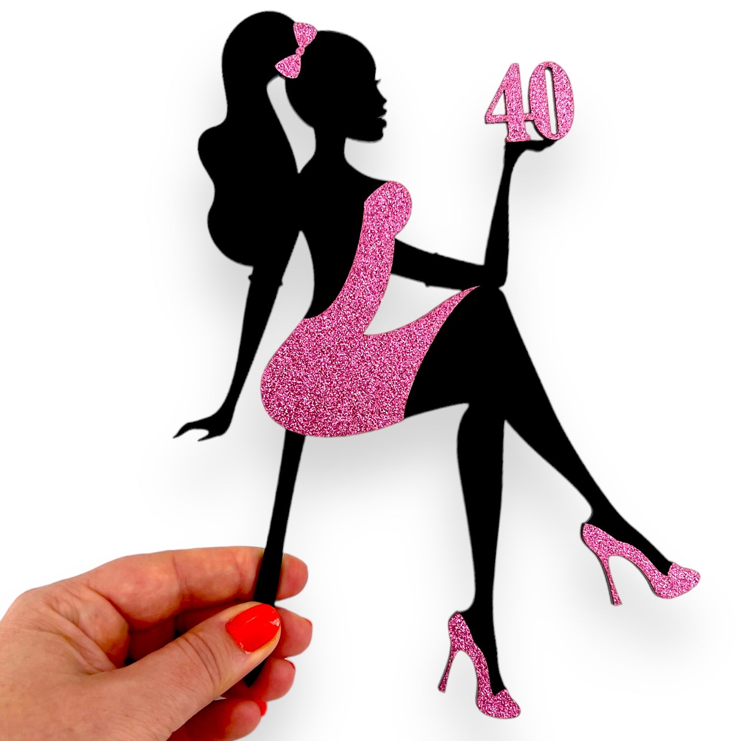 knee length dresses for ladies Girl cake topper – decoresca