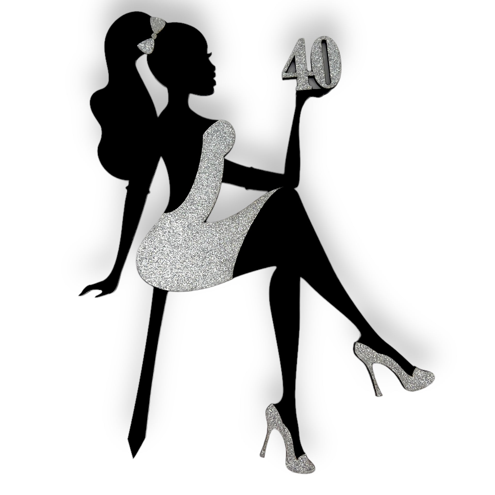Girl cake topper decoresca Girl cake topper decoresca