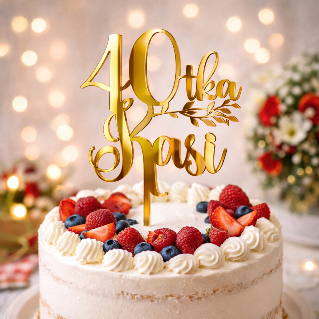 Birthday cake topper