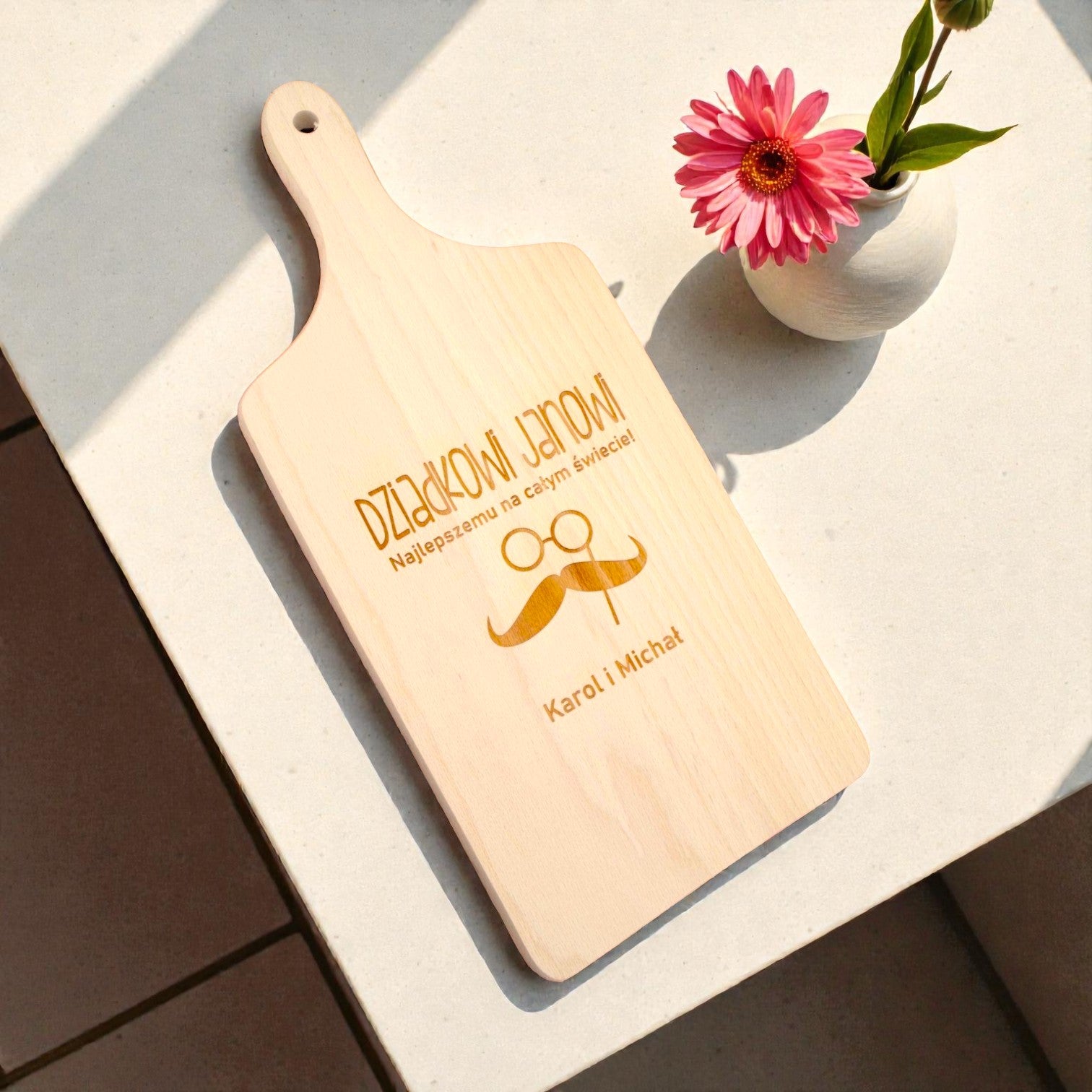 Personalizowana deska na Dzień Dziadka