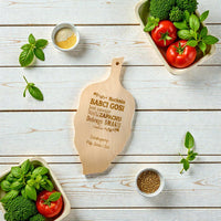 Deska w kształcie liścia na dzień babci i dziadka