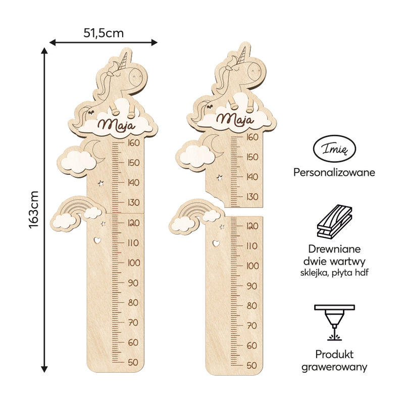 Miarka wzrostu "Jednorożec"