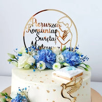 Communion cake topper - made of plexiglass