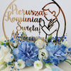 Communion cake topper - made of plexiglass