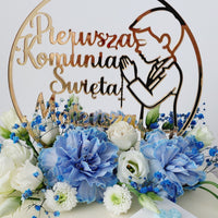 Communion cake topper - made of plexiglass