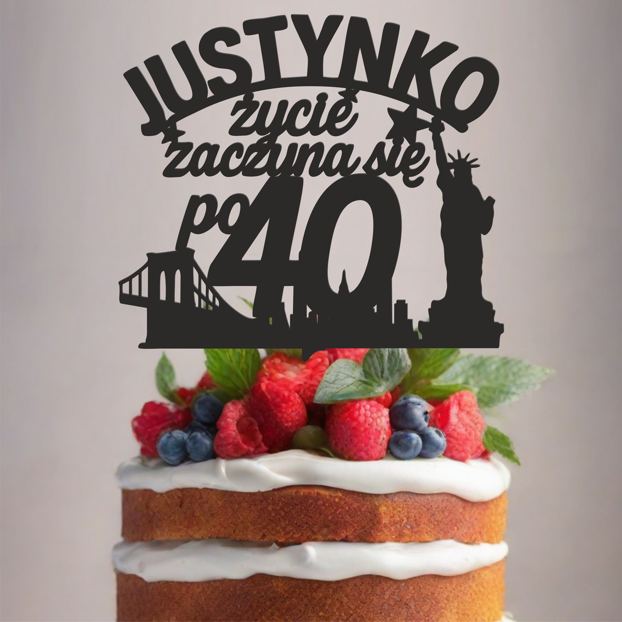 Geburtstags-Topper für einen Fahrradfan 