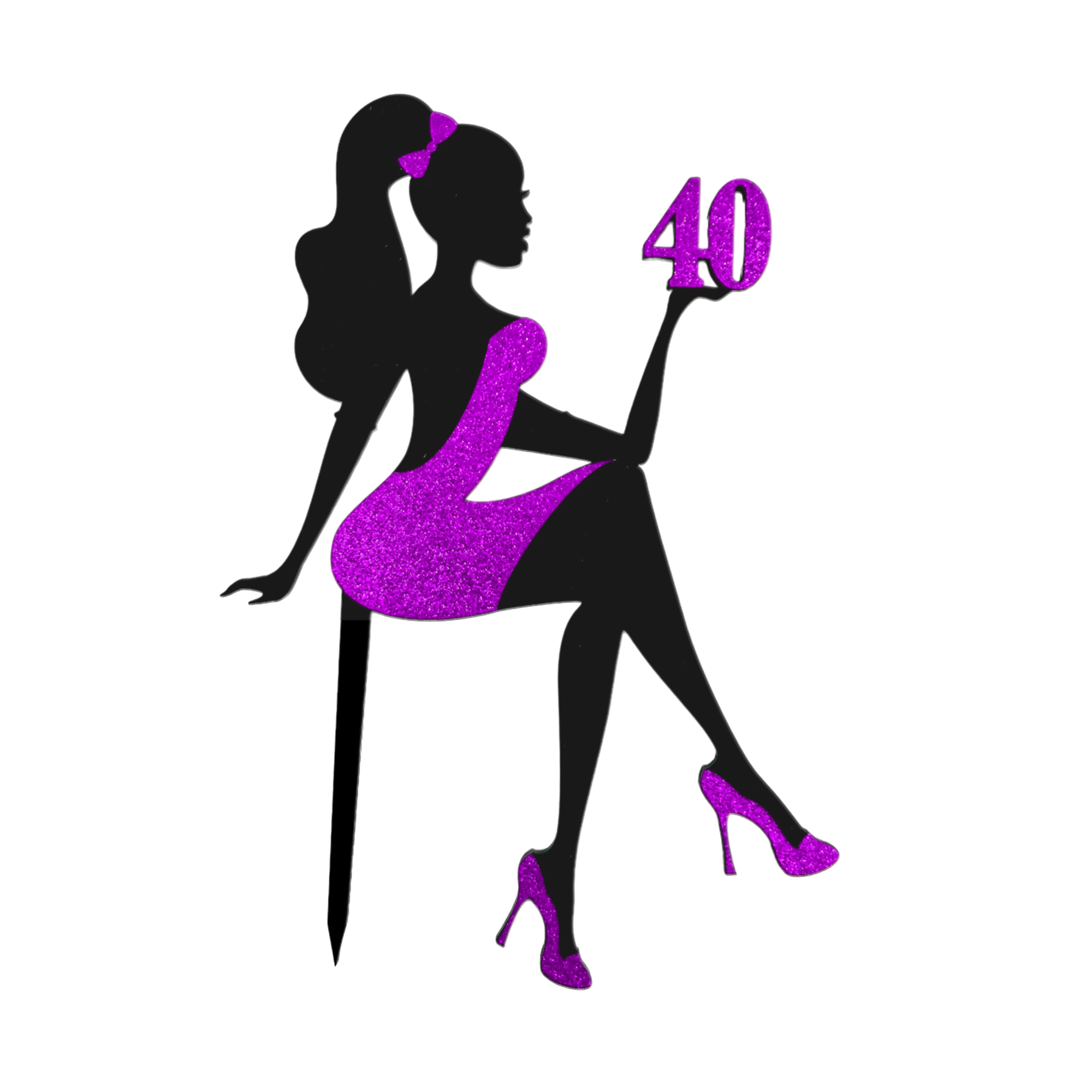 Girl cake topper decoresca Girl cake topper decoresca